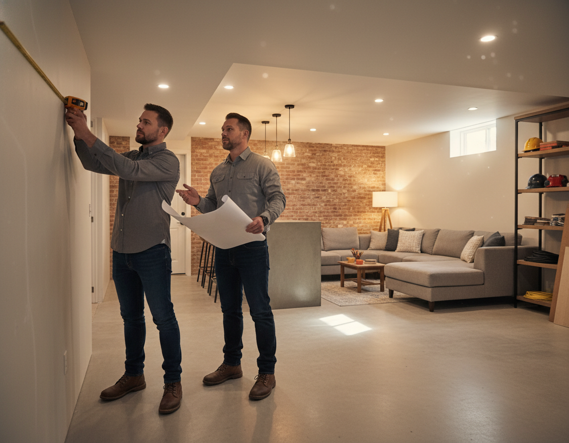 Basement Remodel in Bellevue
