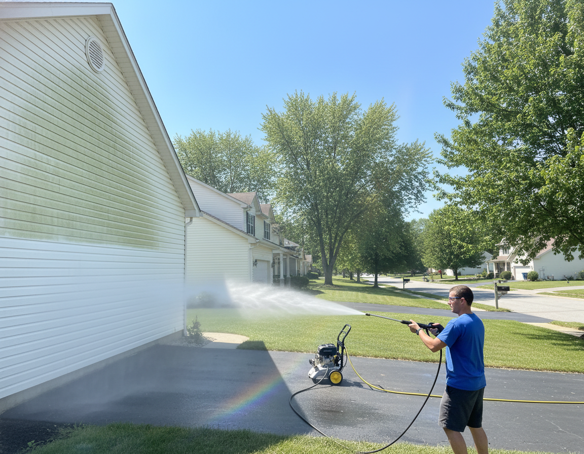 Pressure Washing In Lewis Center